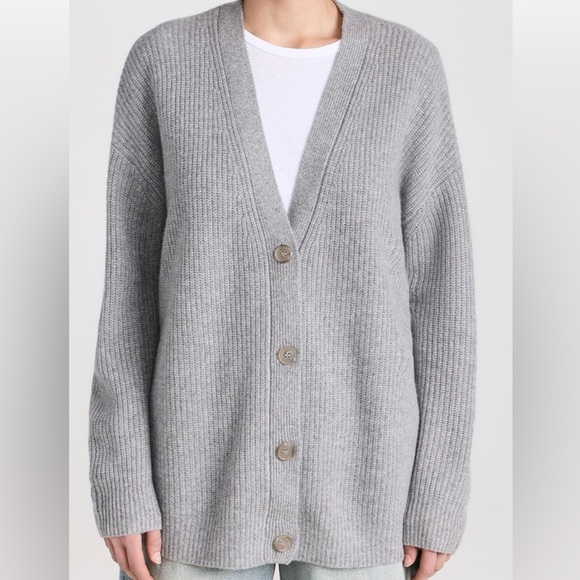 Jenni Kayne Sweaters - Jenni Kayne 100% Cashmere Gray Cocoon Women's Cardigan Size S
